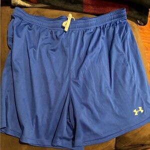 Under Armour Women's Vibrant Blue Sports Shorts